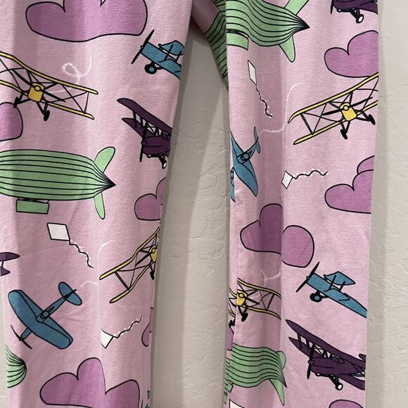 Villervalla Purple Airplanes & Blimps Leggings - Picture 3 of 8
